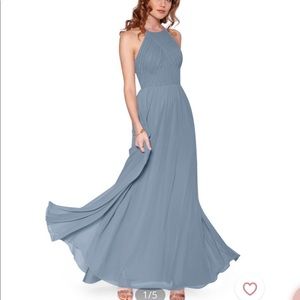 Dusty Blue Bridesmaid Dress size 8; new with tags